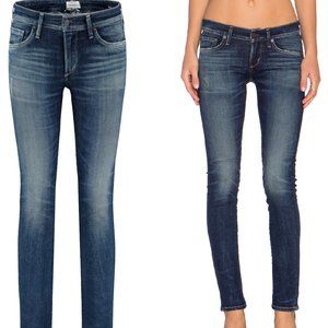 Human citizen senior vintage racing jeans